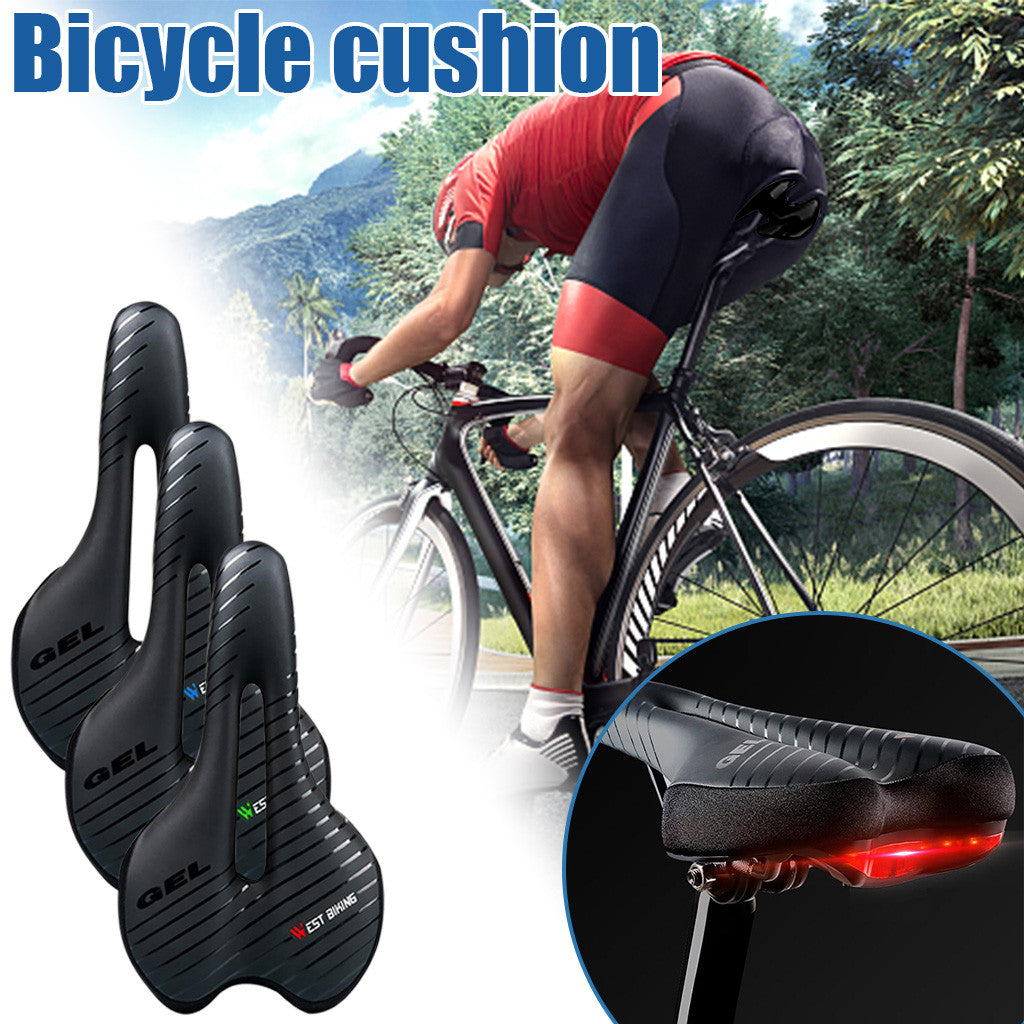 Bicycle Seat Comfortable Road Bike Mountain Seats Thick Cushion Hollow Bicycles Saddle Outdoor Bikes Accessories