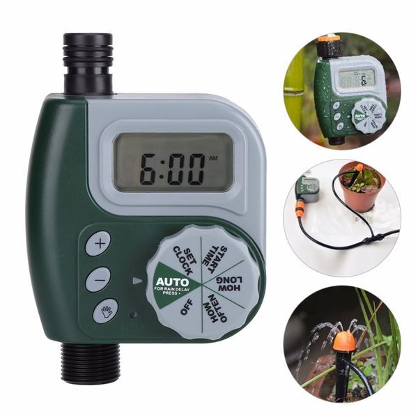 Garden Automatic Watering Timer Faucet Hose Bib Electronic Irrigation Controller Garden Watering Control System Y200106