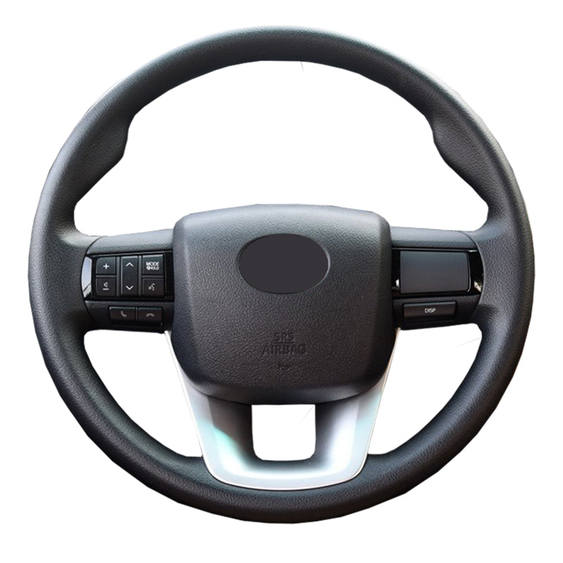 Artificial Leather car steering wheel cover for Toyota Fortuner 2016-2017-2018-Custom made dedicated Steering-Wheel