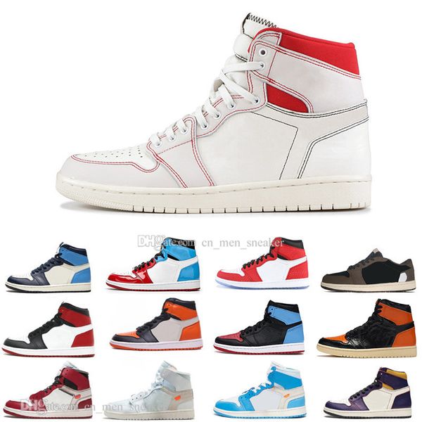 2020 Fearless 1s men basketball shoes 1 Shattered Backboard 3.0 Obsidian UNC Pine green Royal Blue mens womens trainer sports sneakers