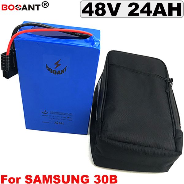 48V 24AH E-bike Lithium Battery pack For Bafang BBSHD BBS 800W 1200W 1800W Motor Electric bike Free Shipping