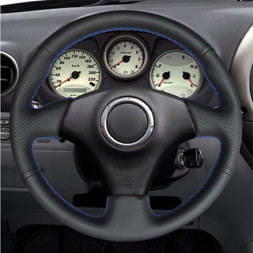DIY Black PU Artificial Leather Car Steering Wheel Cover for Toyota RAV4 1998-2003 Celica 1998-2005 Corolla (US) 2003