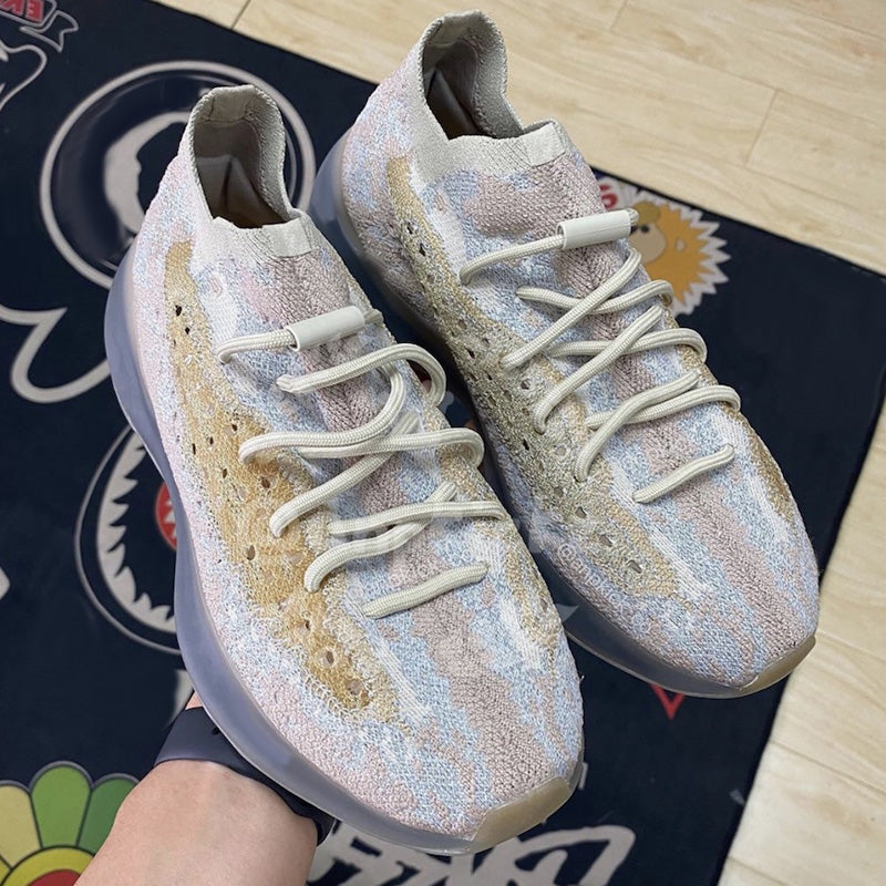 Kanye West 380 Pepper Top Quality Blue Oat Alien Mist 3M Reflective Men Women Sneakers Clay Beluga Triple Running Shoes With Box