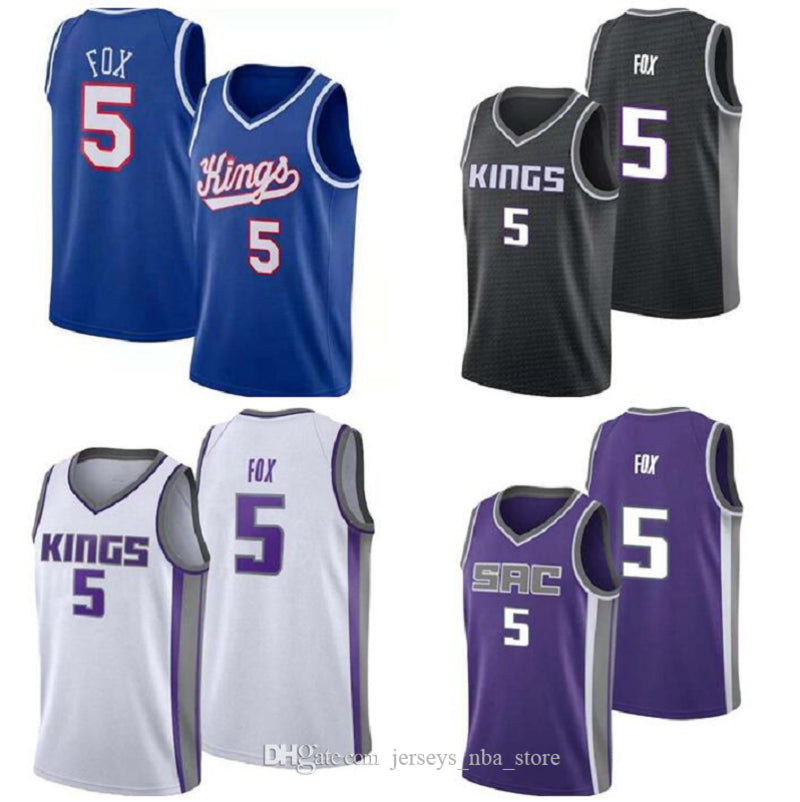 Men&#039;s basketball Sacramento&#132;Kings&#132;5 Darron&#132;Fox 55 Jason&#132;Williams red and blue Swingman sleeveless Jersey and pant 02