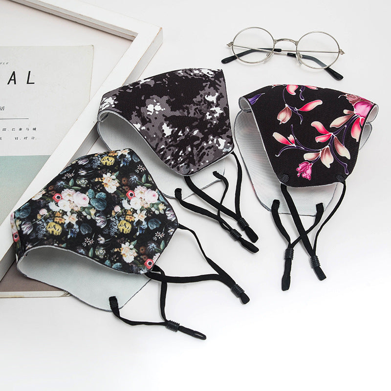 designer face mask men women fashion cotton reusable face masks adult Adjustable ear buckle mask soft breathable anti dust fog mouth masks