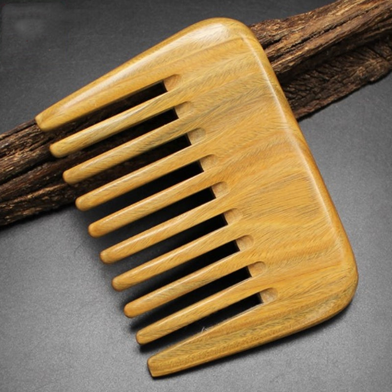 Beard Hair Wide Tooth Pocket Combs Brushes Hair Dryer Care & Styling Curly Detangling Accessory Tool Anti Dandruff Hairloss Accompany Wax Oil Palm H