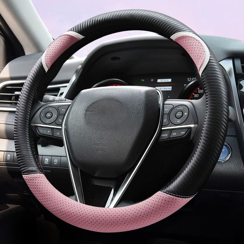 for Toyota rav4 highlander Corolla Camry 38cm diameter universal car steering wheel cover breathable and comfortable