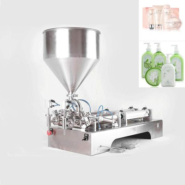 Double nozzle pneumatic high viscosity liquid filling machine Chocolate sauce paste filling machine time-saving and durable 220V-110V