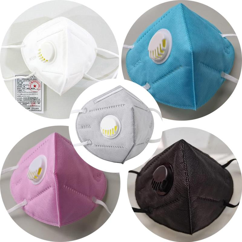 DHL Free shipping Kn95 face mask with Filter Disposable mask Face mask Under US And EU stand 6 layers wholesale