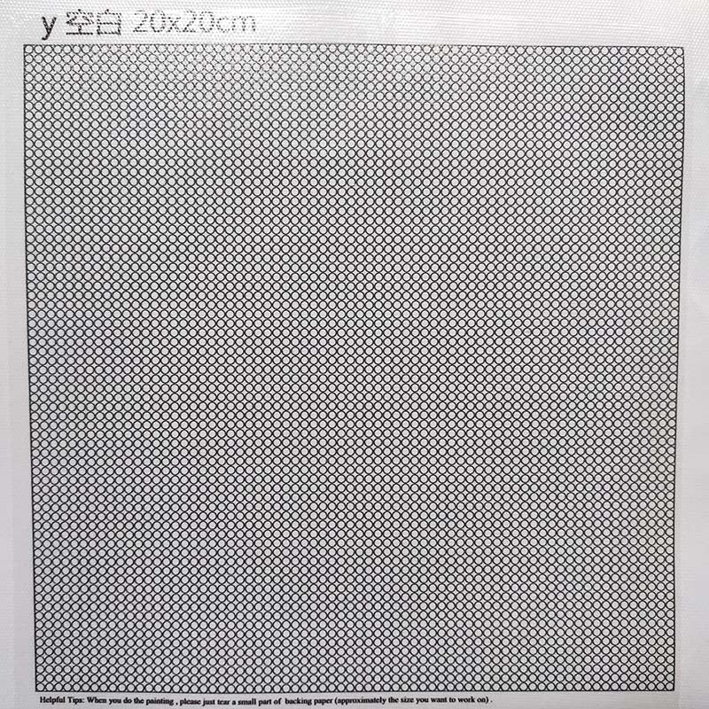 &quot;Blank Grid&quot; Diamond Embroidery Empty Canvas Square-Round Drill Blank Diamond Painting Adhesive Tools Accessories Canvas