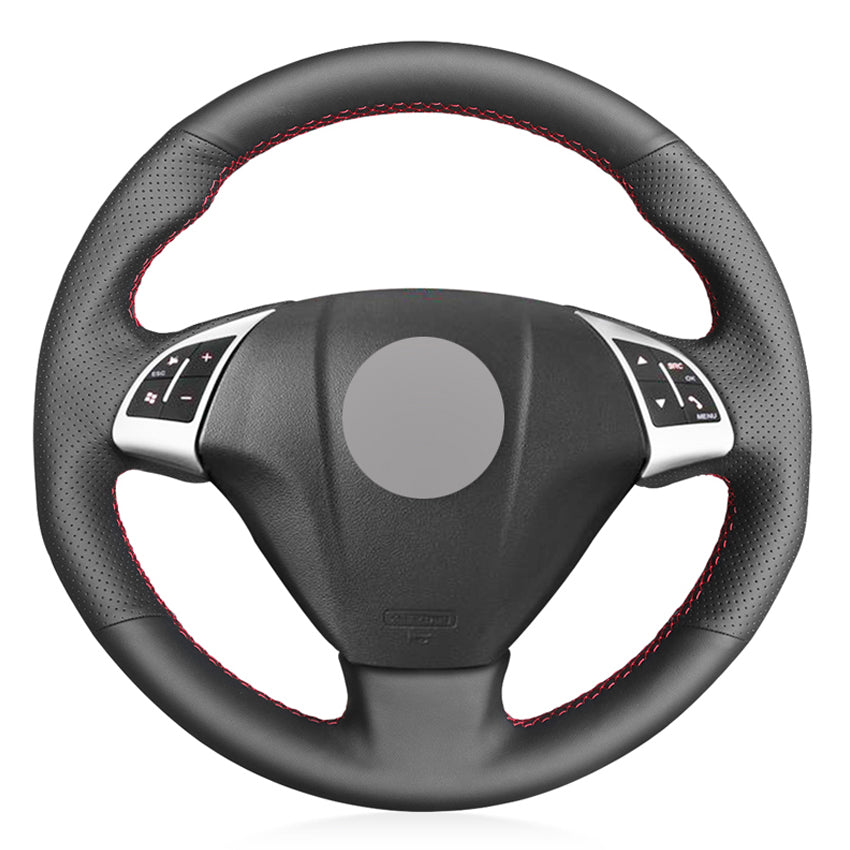 Black Artificial Leather Steering Wheel Cover For Fiat Linea Qubo Doblo 2007-2019 Opel Combo Vauxhall Combo 2012-2017 car accessories