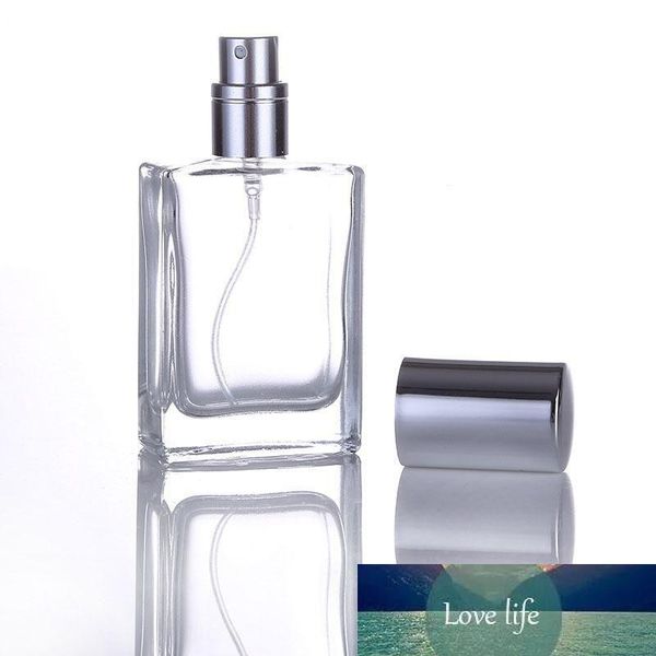 100pcs 30ml Refillable Glass Perfume Spray Bottles Travel Refillable Empty Cosmetic Containers Parfum Bottle Atomizer DHL Free