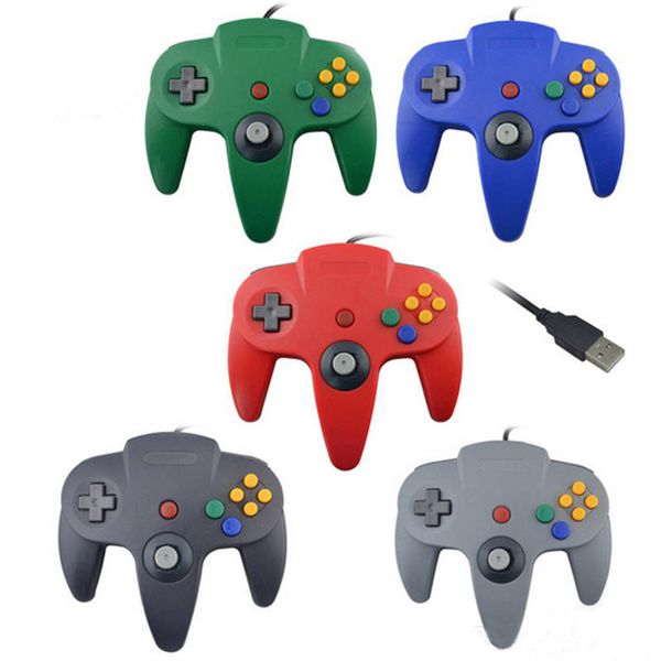 Classic Retrolink Wired Gamepad joystick for 64 N64 controller special Game Console Analog gaming Games joypad MQ50