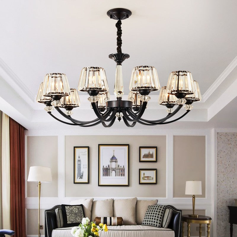 Modern led Crystal Pendant Lamps Hall Living Room Crystal Chandelier Lighting Simple Commercial Office Clothing Shop Decorative Chandeliers