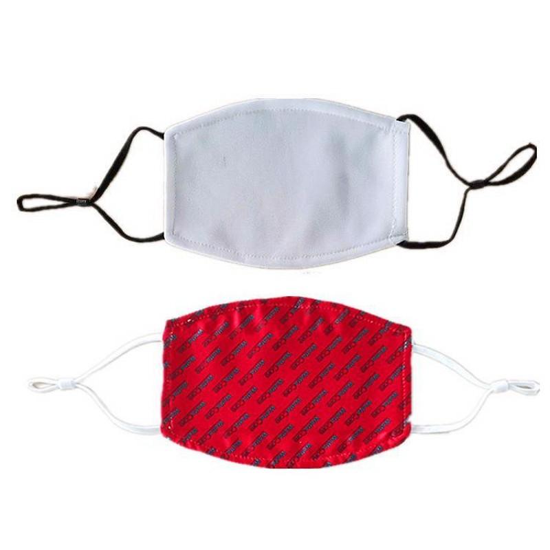 DHL Ship!Blanks Sublimation Face Mask Adults Kids With Filter Pocket PM2.5 Filter Ear straps can be adjusted For Thermal transfer Print