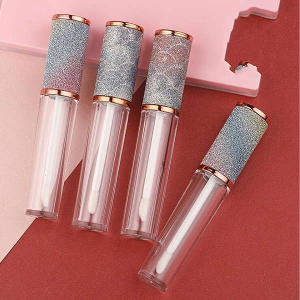 New 5ml rainbow pasted lip gloss lipstick tube lip glaze lip gloss tube cosmetic packaging material