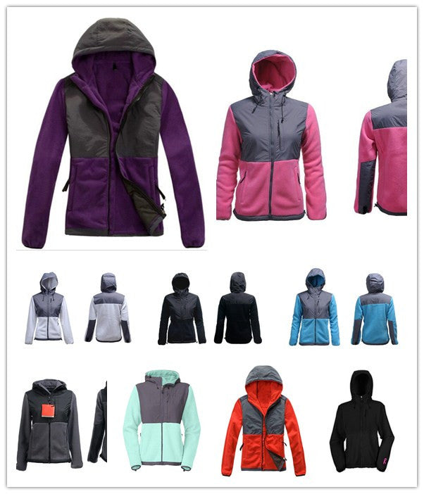 Hot sell 2020 Women Fleece Hoodies Jackets Camping Windproof Ski Warm Down Coat Outdoor Casual Hooded SoftShell Sportswear Outerwear sweater