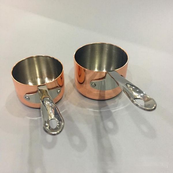 Kitchen Tools Gravy Boats Copper plated sauce milk French fries sauce cups Western restaurant special juice cup