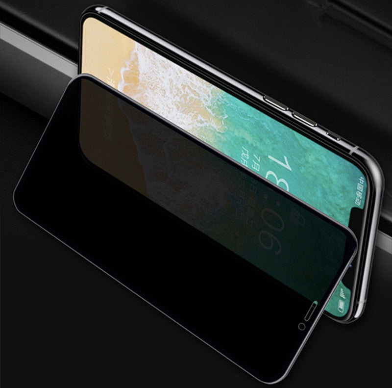 Anti Spy Screen Protector Full Cover for iPhone 12 Pro Max XR XS 11 7 8 Plus X Privacy Tempered Glass Film