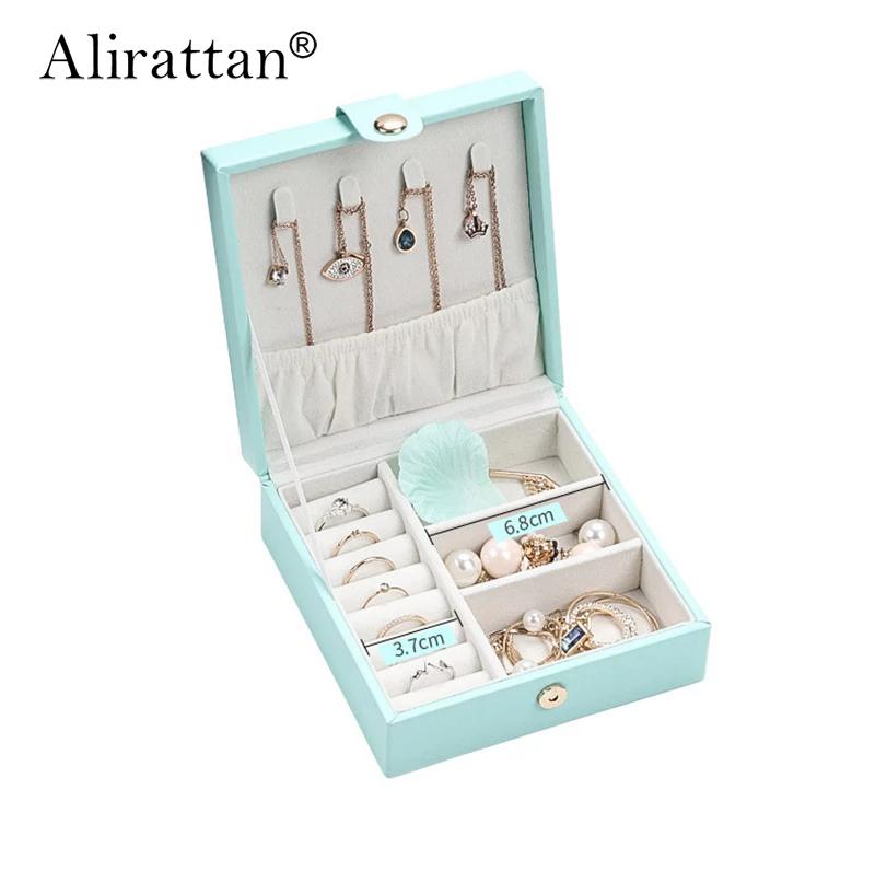 Simplicity Jewelry Storage Box Fashion High Quality Tray Earring Cosmetic Lipstick INS XMS238 Bags & Cases