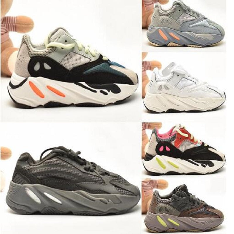 EUR26- 35High Quality V2 Kids Zyon Static Reflective shoe Boys Girls Running Shoes Israfil Cloud White Infant Sneakers