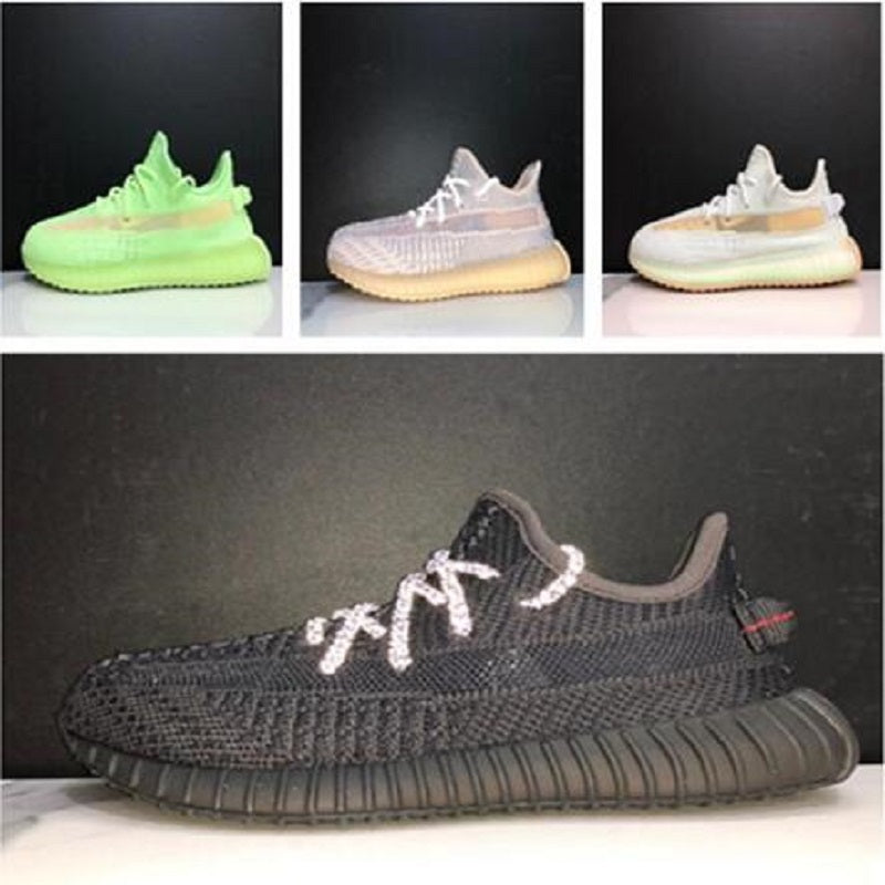 EUR24-35 Kids Children Boy Girl Shoe Infant V2 Runners True Form Clay Hyperspace Static Triple Black Running Shoes Sneakers