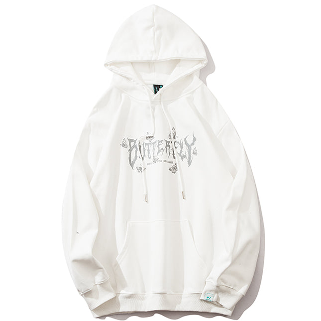 sweatshirts Men Hip Hop Sweatshirt Butterfly Streetwear Harajuku Pullover Oversized Autumn Cotton Hoodie Hiphop 2cfq