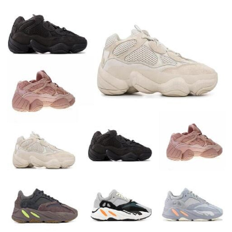 EUR28-35 kids Running shoes shoe Blush Desert Rat 500 700 Runners Utility Black Baby boy& girl Toddler Youth trainers Designer Children sneakers