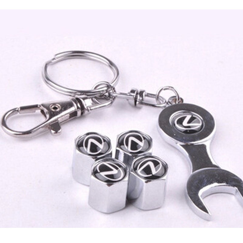 For Lexus EX NX RX UX CT LX LS IS GS ES LC Auto Wheel Tire Valve Cap Outer Decoration Core Cover Frame