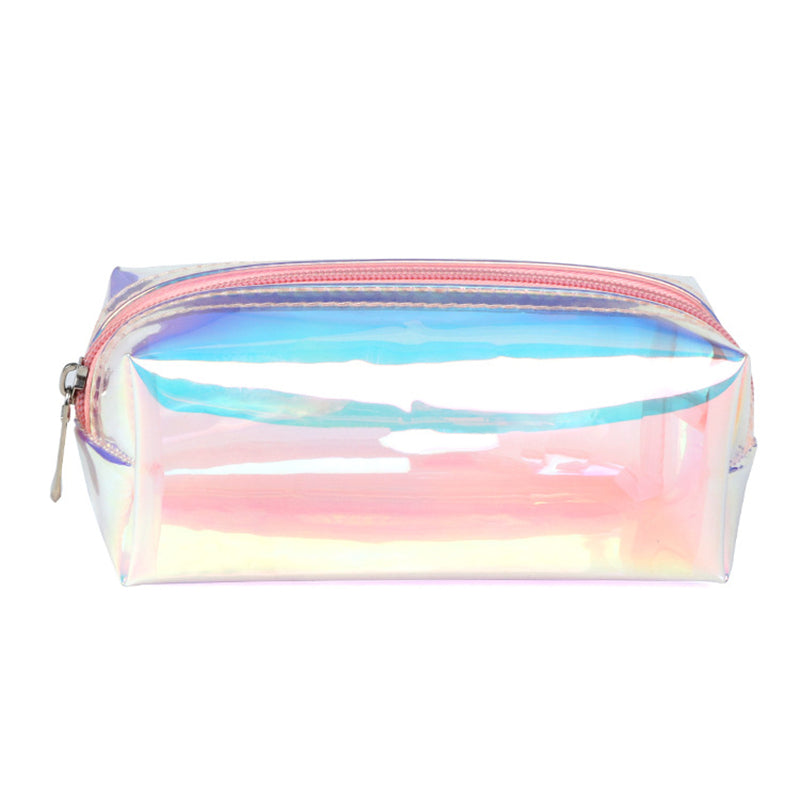 Large Laser Pen Bags School PVC Pencil Case Candy Color 122864