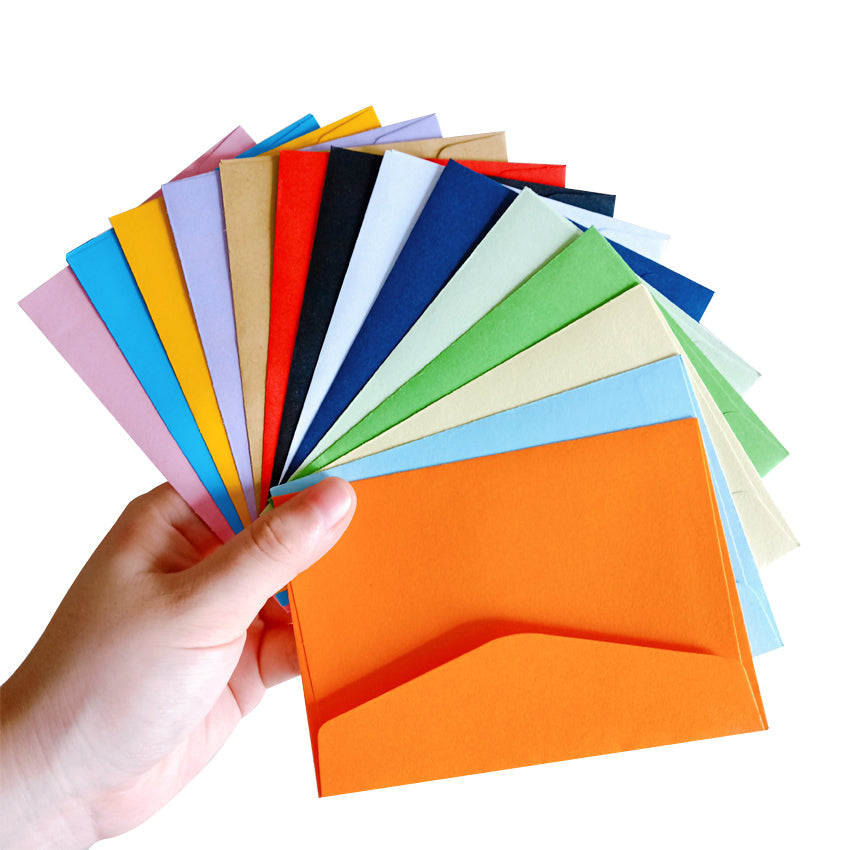 Multi-Color Paper Envelopes Ideal for Wedding Invitations, Stationery & Event Needs