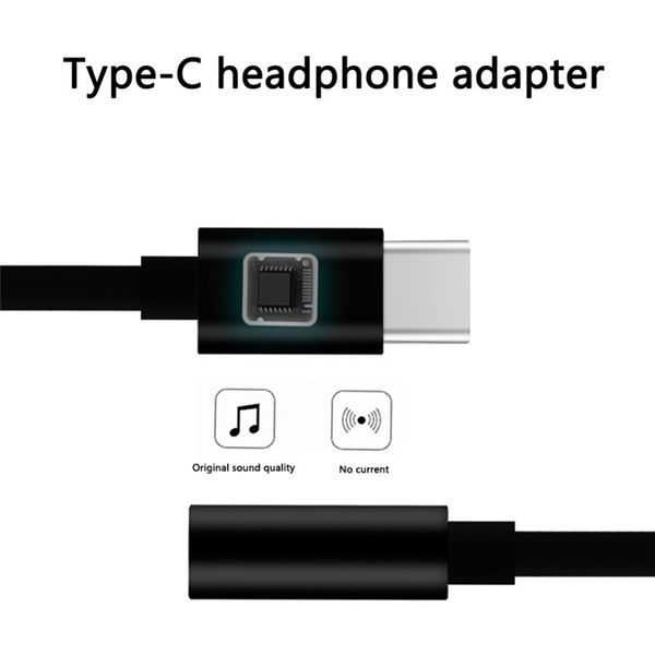 Adapter Type-C 3.5mm Earphone cable USB-C male to AUX audio female Jack for Samsung S23 S22 ultra Z Flip S10 S20 S21 note 10 20 plus with ch