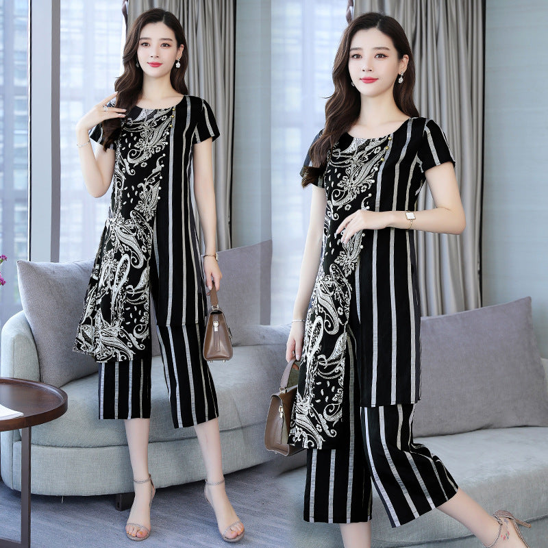 dresses 2 Piece Women&#039;s Sets Africa Clothing Women Plus Size Pant Business Office Tops+pants Suits African Set LadiesZN8P TPZR