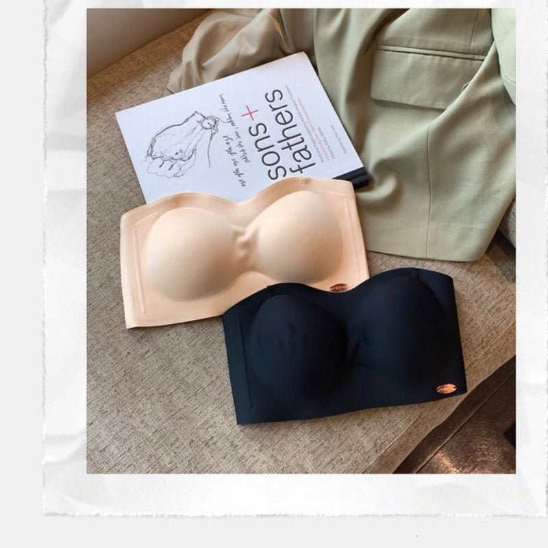 Zhongmai Superior 2012 Strapless Underwear Women&#039;s Comfortable Traceless Beauty Back Anti Slip Light Invisible Bra