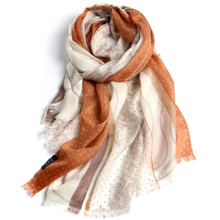 Scarves High Grade 100%cashmere Women Fashion Multi Printed Thin Scarfs Shawl Pashmina Patchwork Color 70x200cm