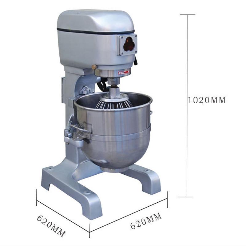 Blender Commercial Egg Beater Multi-function Dough Mixing Machine 3-gear Adjustable Stirring 30L Cream Mixer 380v-220v 750w 1pc