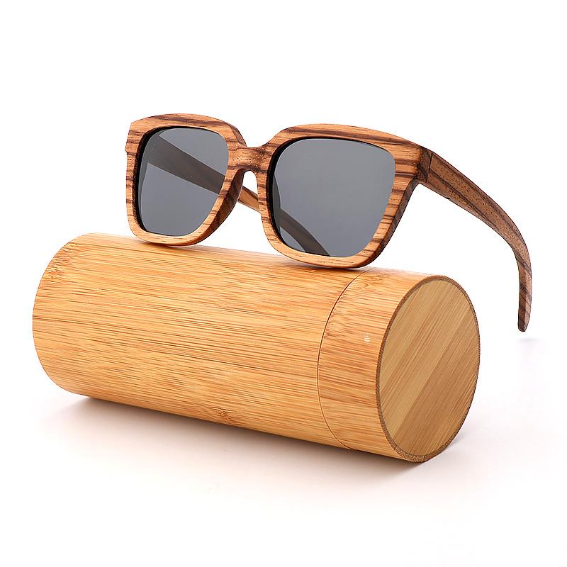 Sunglasses Real Wood Handmade Natural Bamboo Fashion Style Womens&#039;Glasses And EyewearFor Men Promotion2021