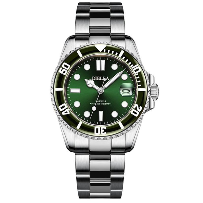 Wristwatches 2021 Jade Watch Sapphire Mirror Automatic Mechanical Business Gift Men Watches Bezel Personality Brand Male Wristwatch