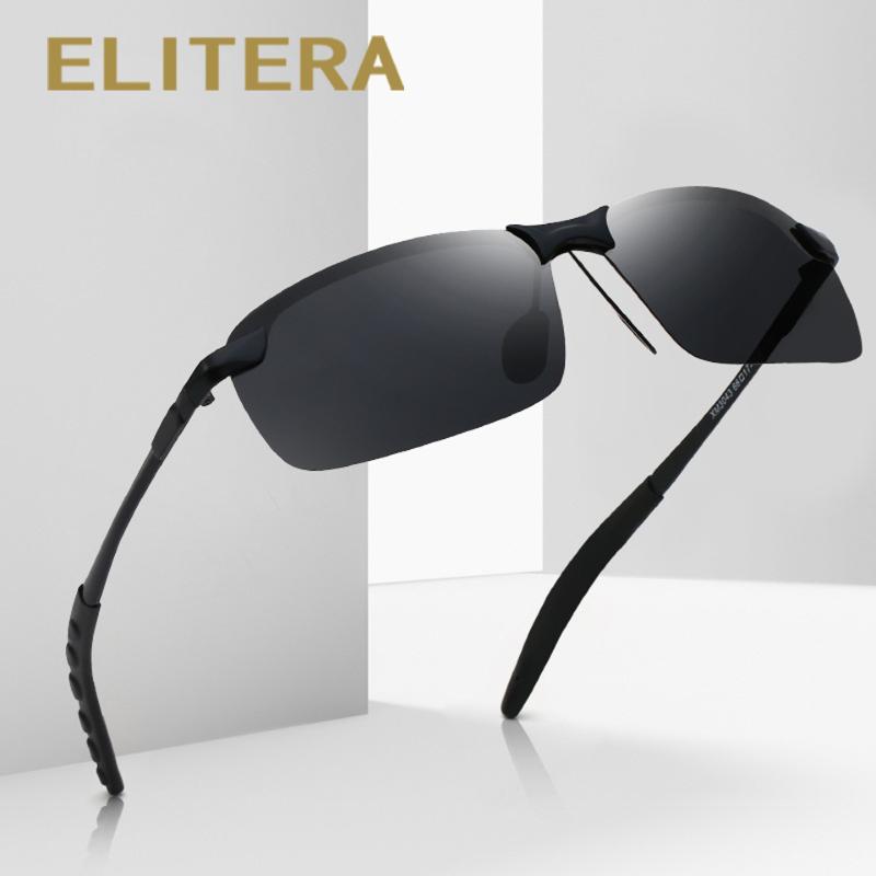 Sunglasses ELITERA Brand Design Alloy Polarized Men&#039;s Sun Glasses Women Eyewear Mirror Shades