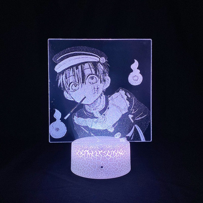 Anime Picture Lamp 3D Touch Switch LED Night Lights Acrylic Desk Toilet-bound Hanako-kun Nightlight Atmosphere Room Decoration Kids Birthday Gift
