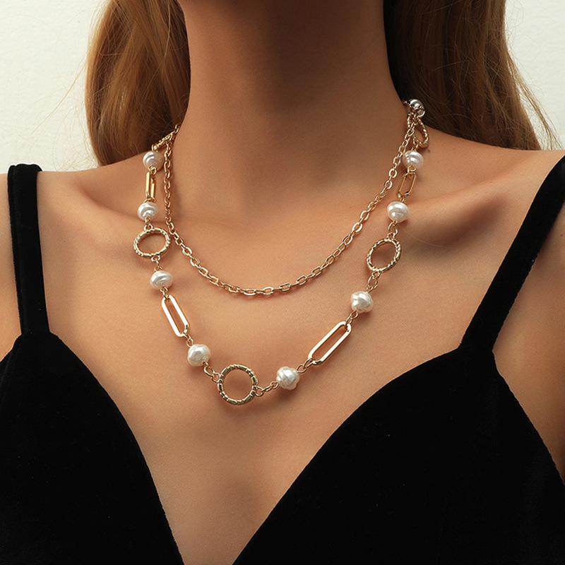 Chokers ORNAPEADIA 2021 Necklaces For Women Girls Hop Wholesale Necklacewith Pearl Zinc Alloy Office Jewelry