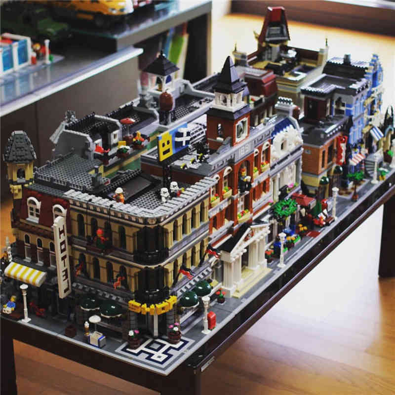 Lepining Creator Expert City Street View Streetview Series Sets Model Building Kits Blocks Bricks Educational Toys For Children 1008