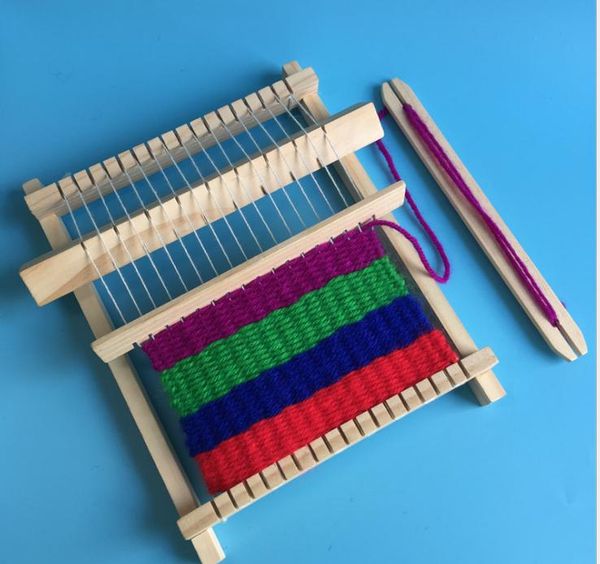 2021 Wooden Multi-Craft Handcraft DIY Hand Knitting Weaving hine Loom Interllectural Development for Kids