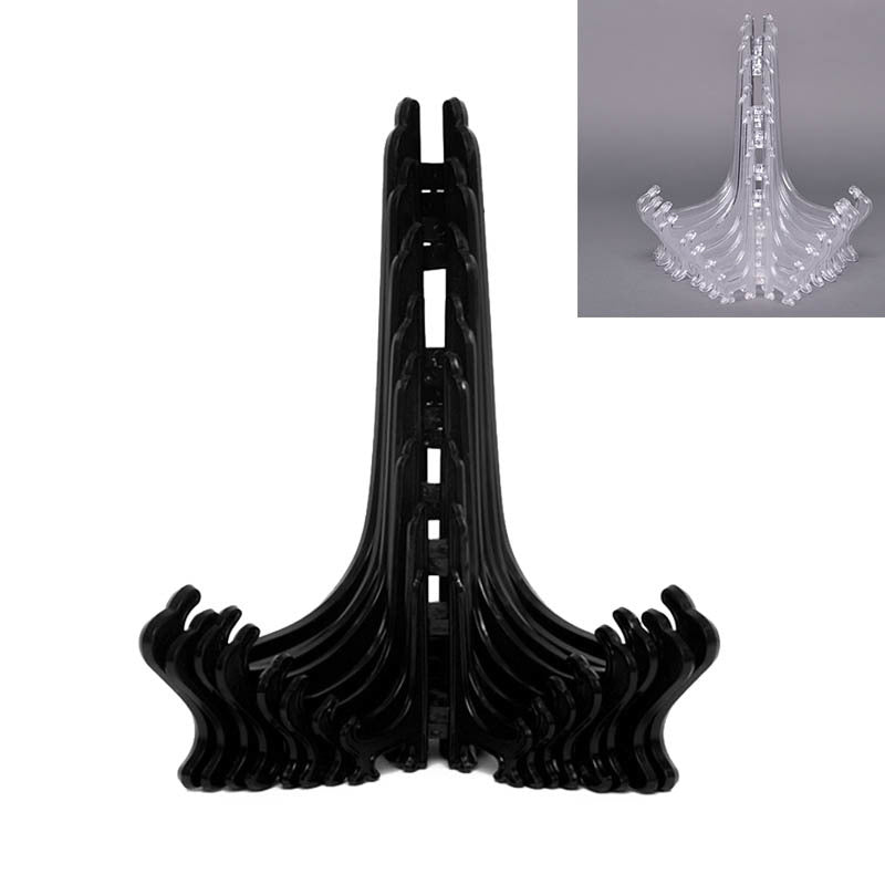 Book Pedestal Holder 10pcs Easels Plate Holders Display Dish Rack Portable Home Decor Display Stand Stander