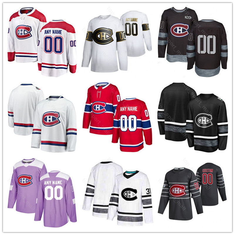 Custom Name Ice Hockey Montreal Canadiens Golden Edition 11 Brendan Gallagher Jersey 24 Phillip Danault 26 Jeff Petry 14 Nick Suzuki Shirt uniform