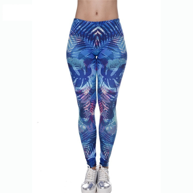 Women&#039;s Leggings Fashion 3D Digital Full Print Leggins For Women Hot Girl Stretchy Leggings Pants Elastic Tight fitting Slim Fit