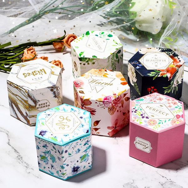 Sweet candy box Creative Korean edition gift boxes Wrap For Wedding Birthday Party Festival Packing cases Exquisite printing sugars case Wit
