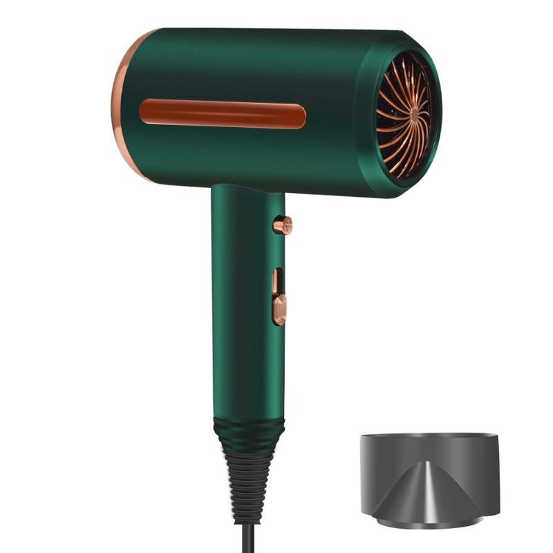 Electric Hair Brushes 2000W Professional Blow Dryer Hammer Negative Ion Strong &Cold Air Wind Mini Blower Dry Hairdryer