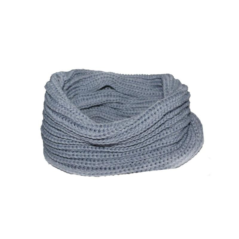 Autumn Winter Boy&#039;S Girl&#039;S Knitted Circle Wool Scarf Shawl Wrap Warm Collar Neck Scarves