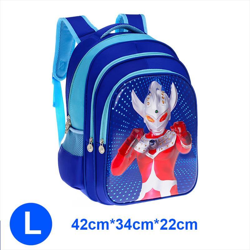 Cartoon Superhero 3D Ultraman Taro Zoffy Boy Girl Children Kindergarten School Bag Teenager Schoolbags Kids Student Backpacks